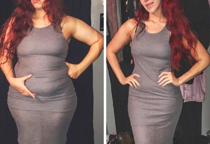Before and after taking magical